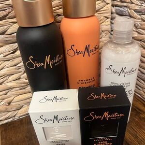 Shea Moisture Body Wash and Soap Set - Black and Orange